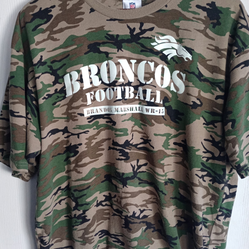 NFL Broncos Camouflage T-Shirt - Brandon Marshall
